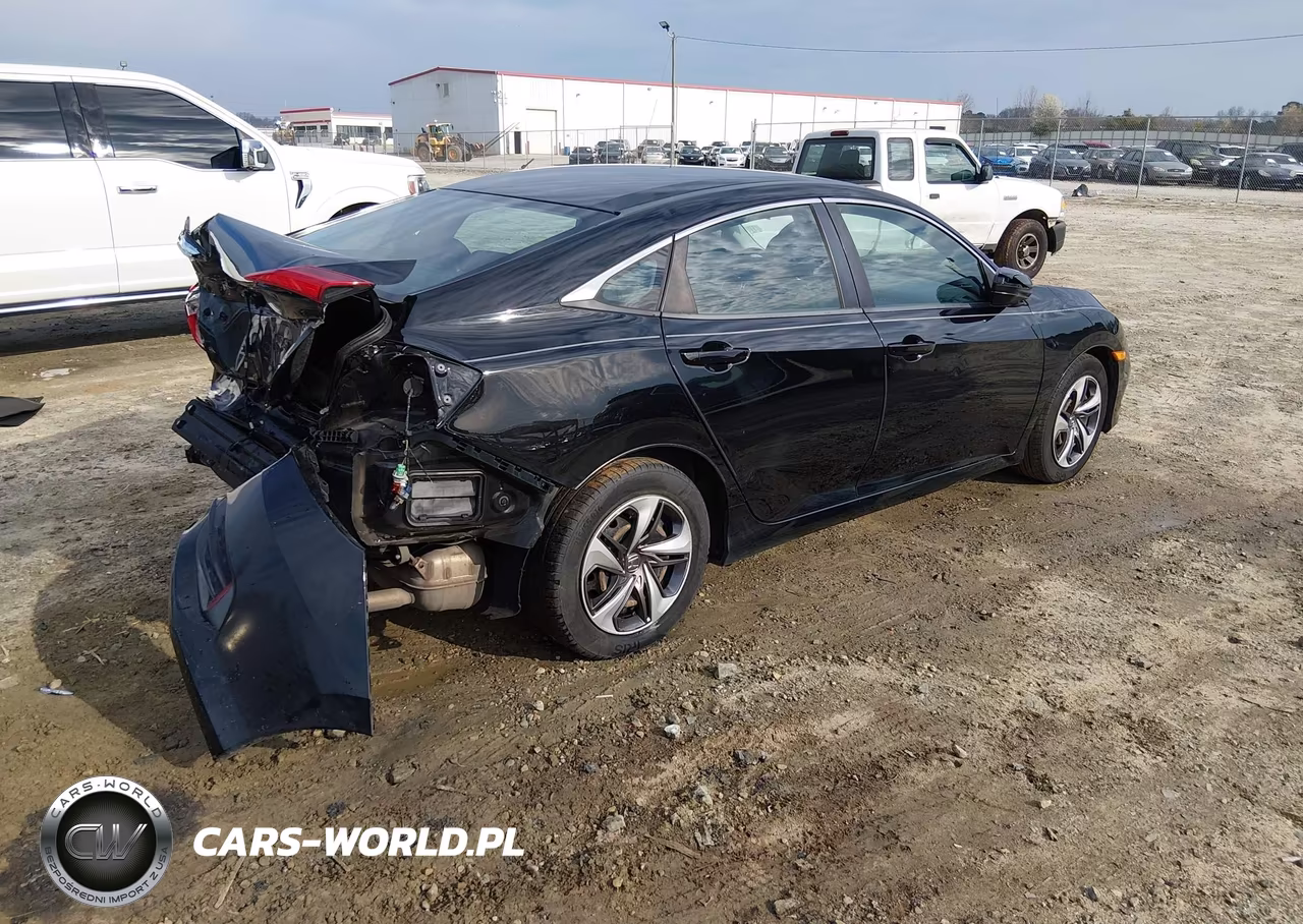 2019 Honda Civic Lx VIN:19XFC2F63KE026224 - 4