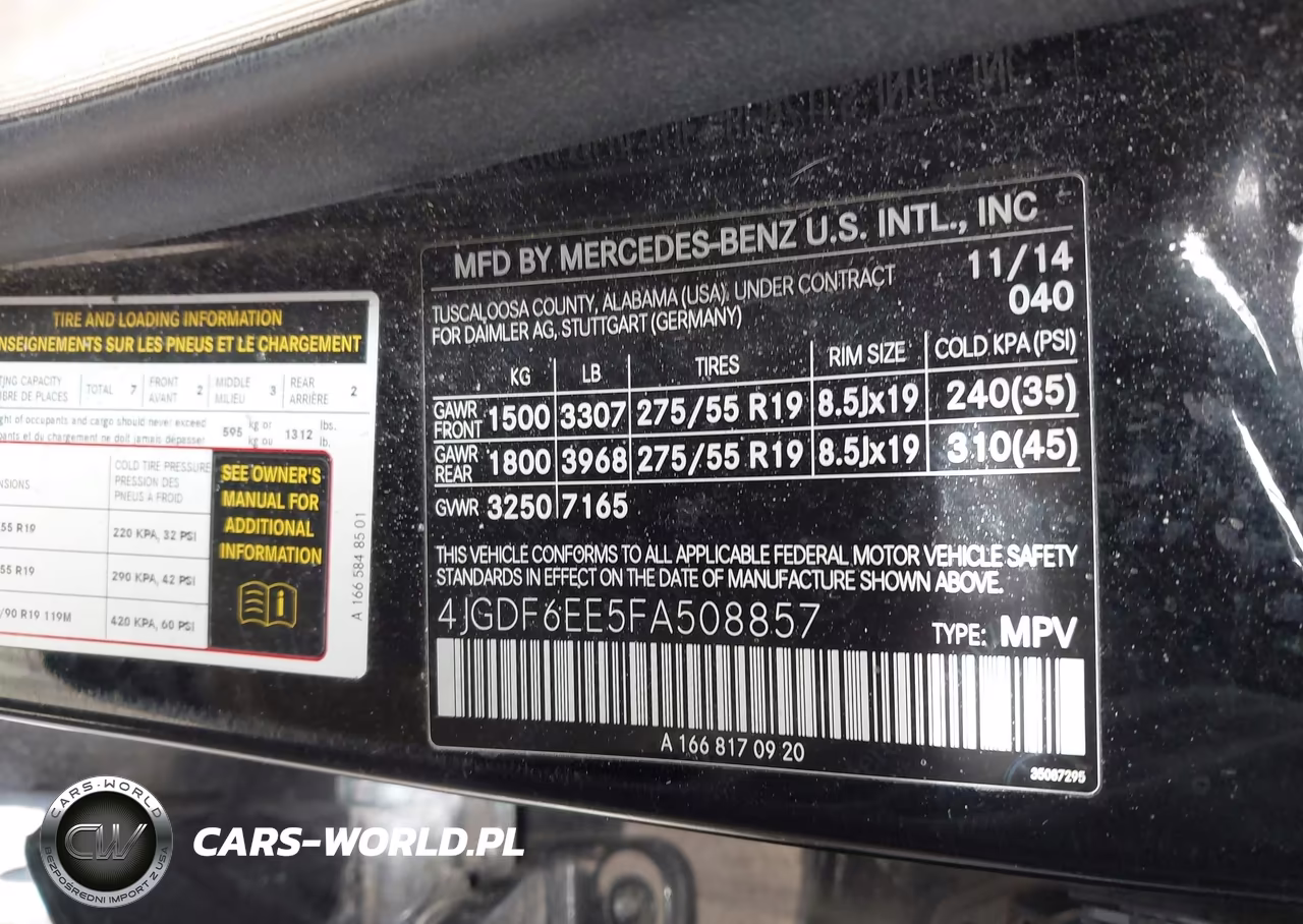 2015 Mercedes-Benz Gl 450 4Matic VIN:4JGDF6EE5FA508857 - 9
