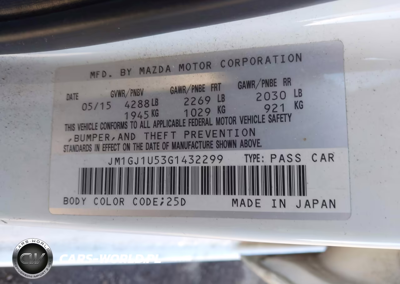 2016 Mazda Mazda6 I Sport VIN:JM1GJ1U53G1432299 - 9
