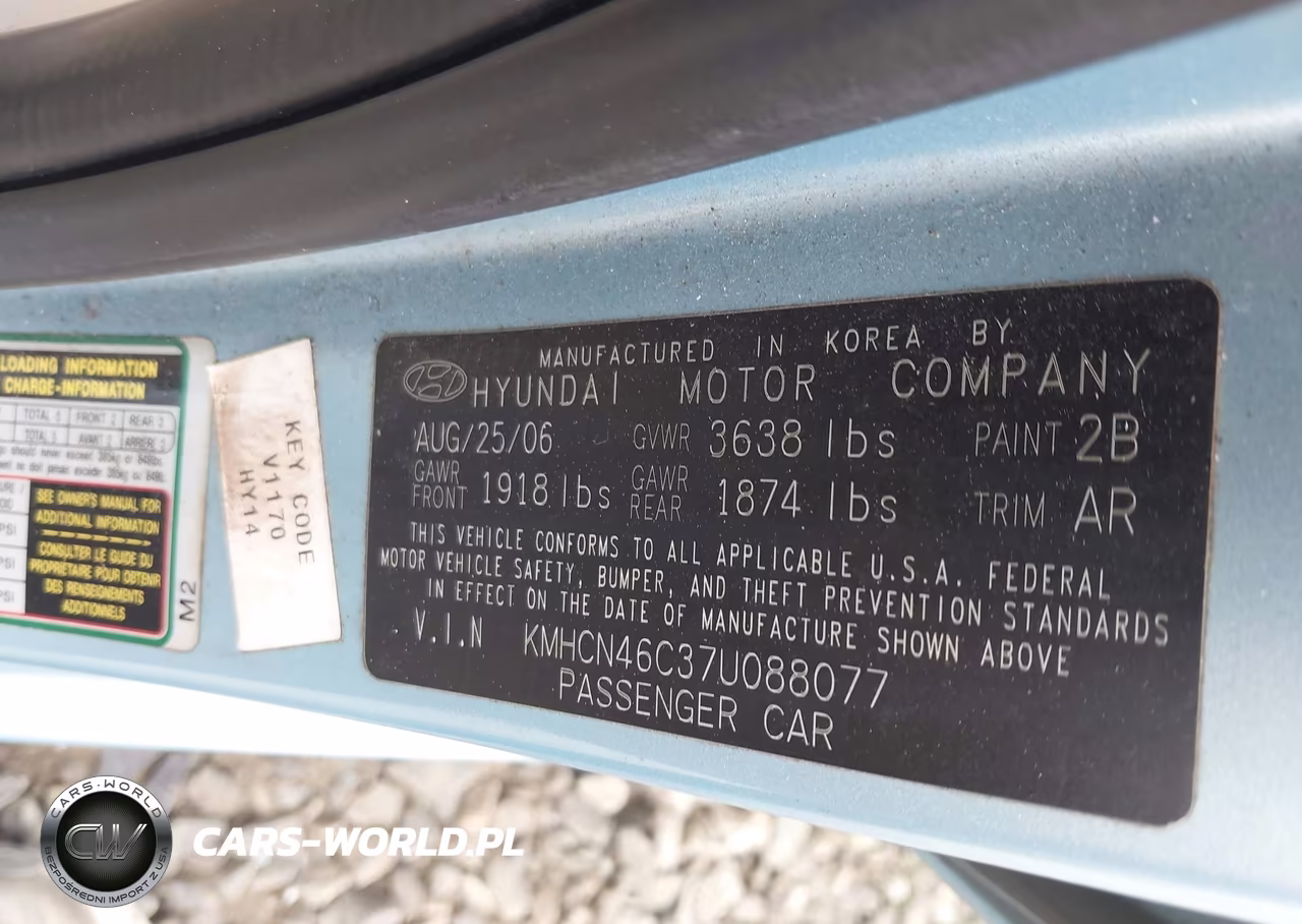 2007 Hyundai Accent Gls VIN:KMHCN46C37U088077 - 9