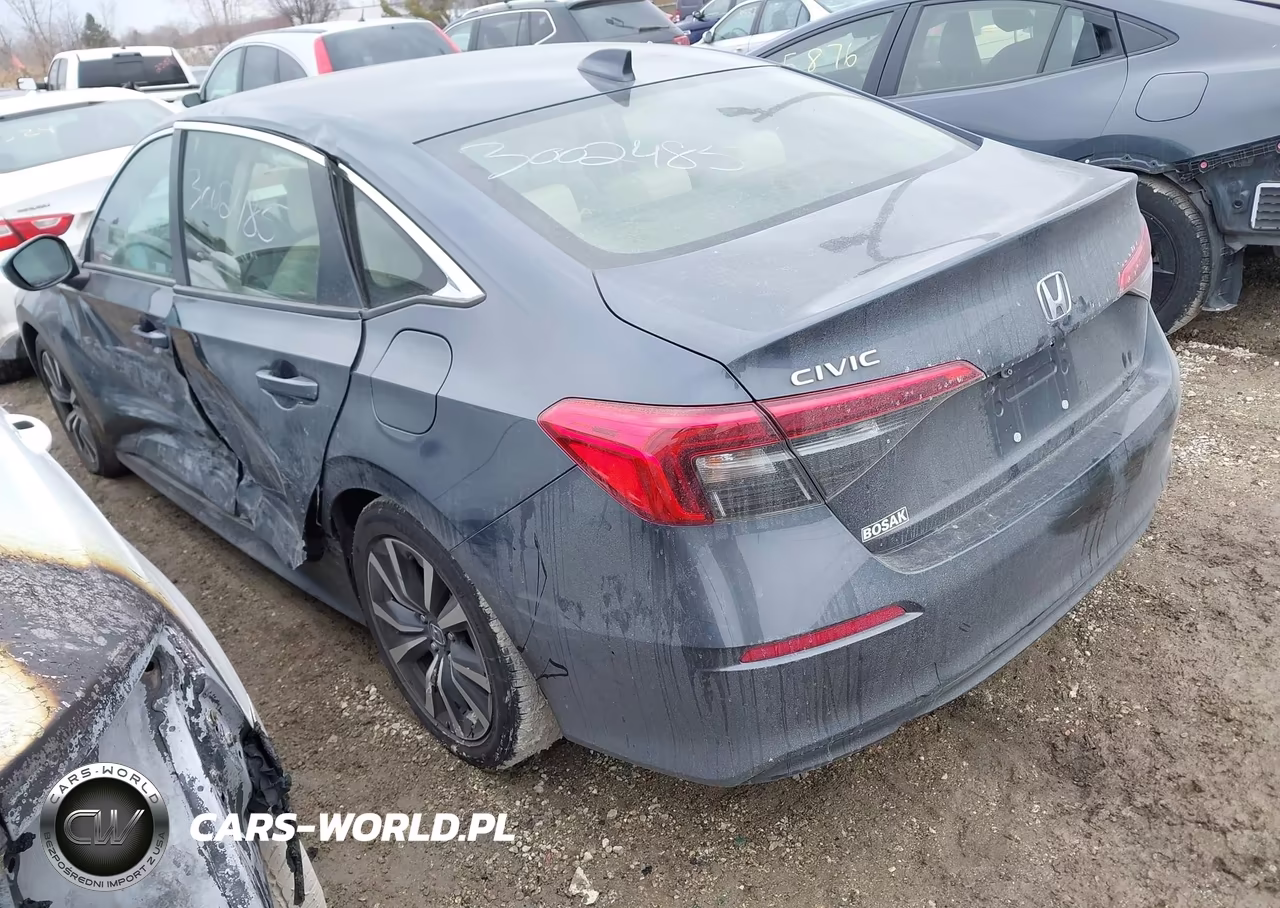 2022 Honda Civic Ex VIN:JHMFE1F77NX009300 - 3