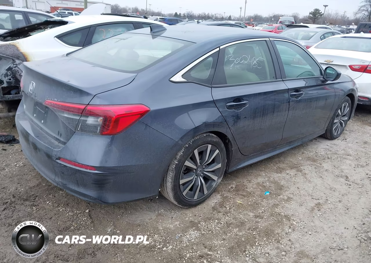 2022 Honda Civic Ex VIN:JHMFE1F77NX009300 - 4