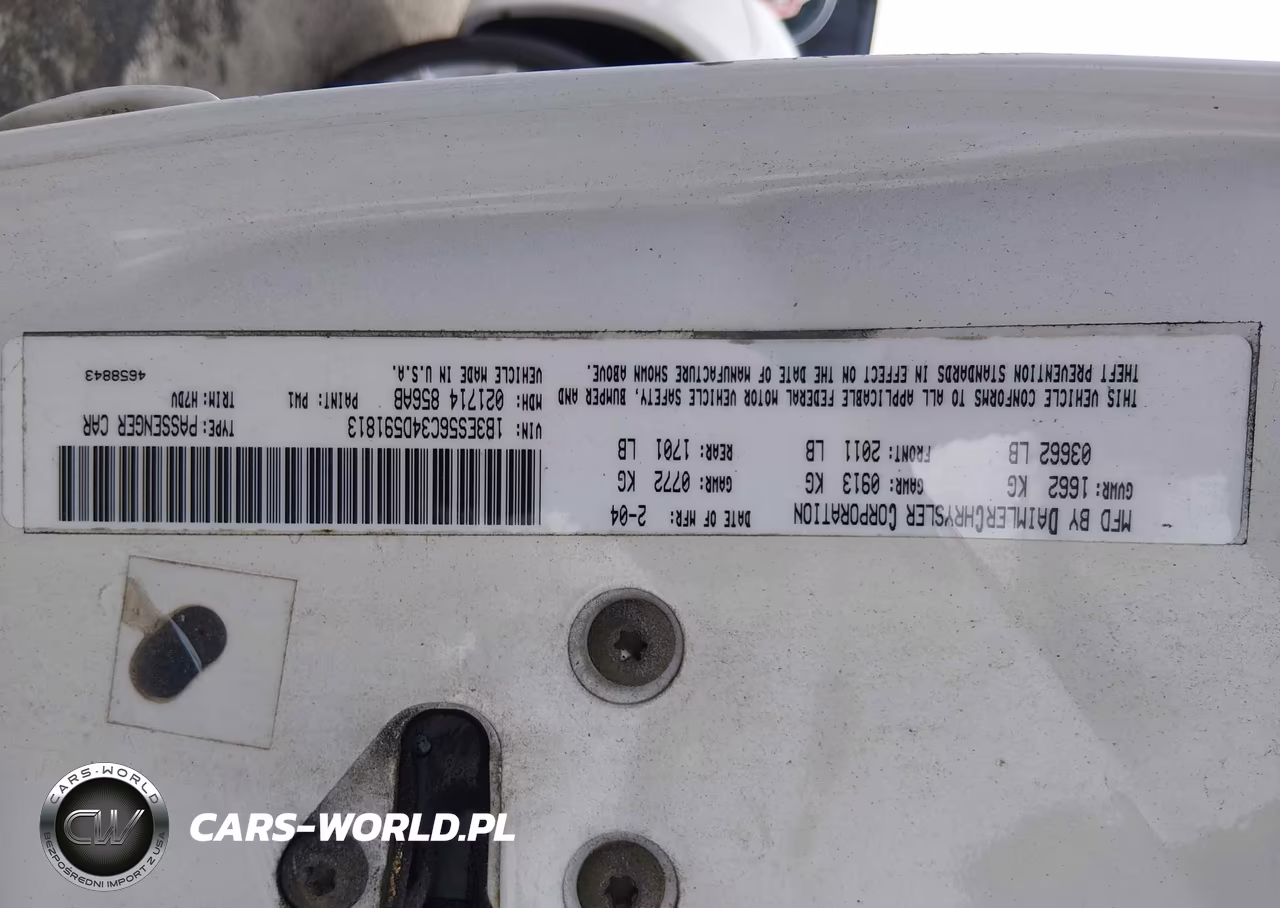 2004 Dodge Neon Sxt VIN:1B3ES56C34D591813 - 9
