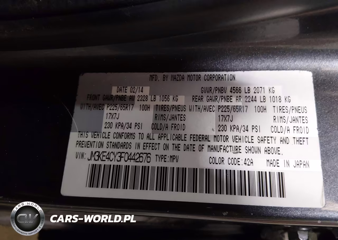 2015 Mazda Cx-5 Touring VIN:JM3KE4CY3F0442676 - 9