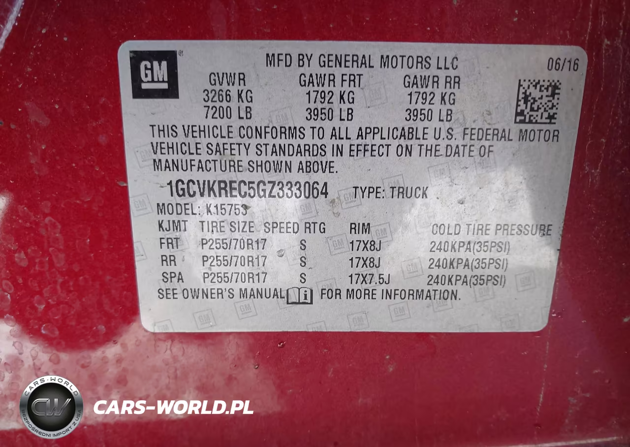 2016 Chevrolet Silverado 1500 1Lt VIN:1GCVKREC5GZ333064 - 9