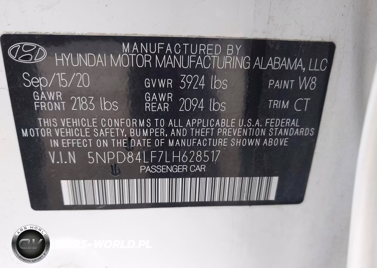 2020 Hyundai Elantra Sel VIN:5NPD84LF7LH628517 - 9