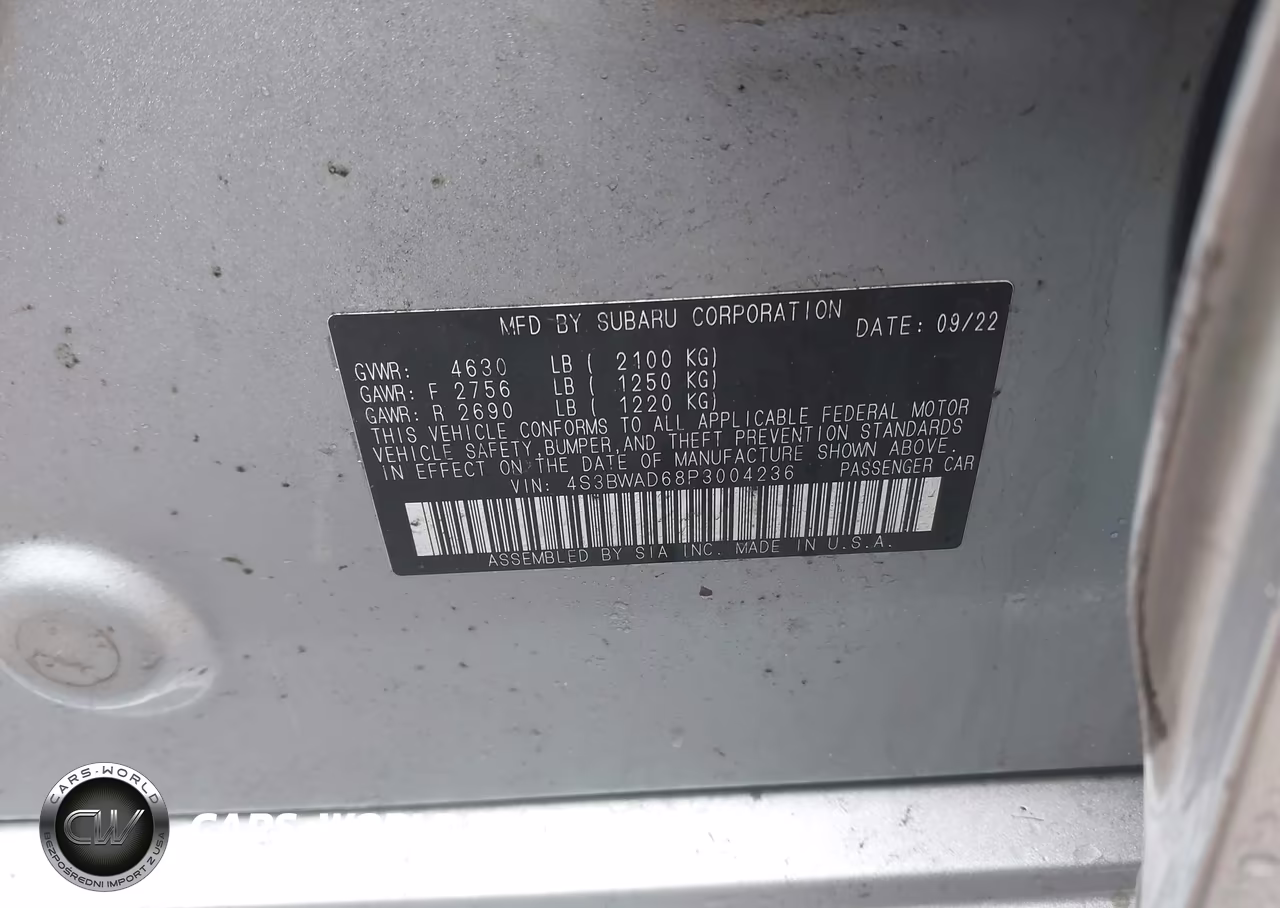 2023 Subaru Legacy Premium VIN:4S3BWAD68P3004236 - 9
