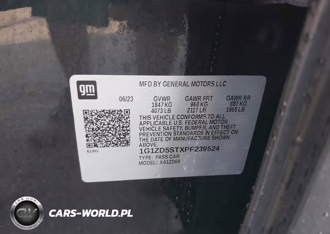 2023 Chevrolet Malibu Fwd 1Lt VIN:1G1ZD5STXPF239524 - 9
