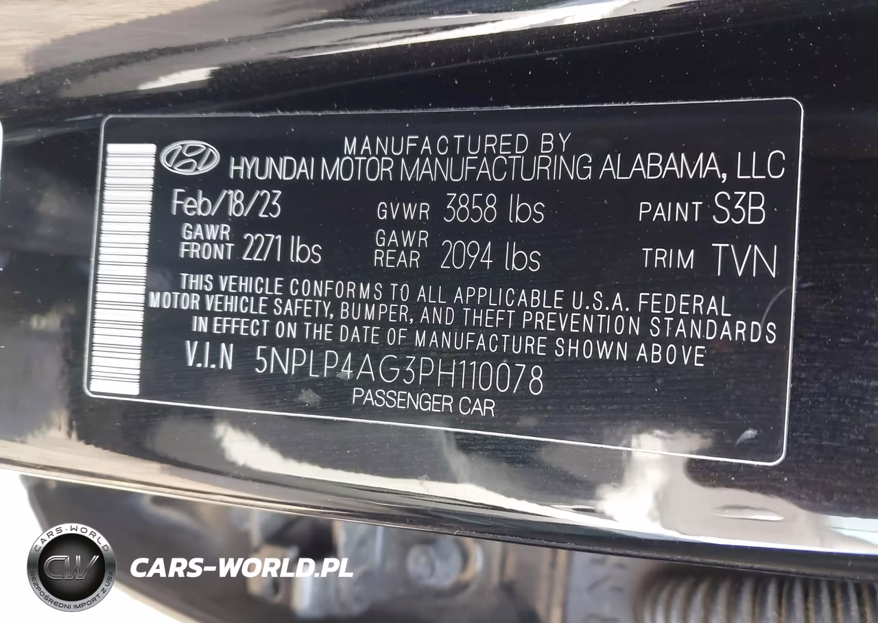 2023 Hyundai Elantra Limited VIN:5NPLP4AG3PH110078 - 9
