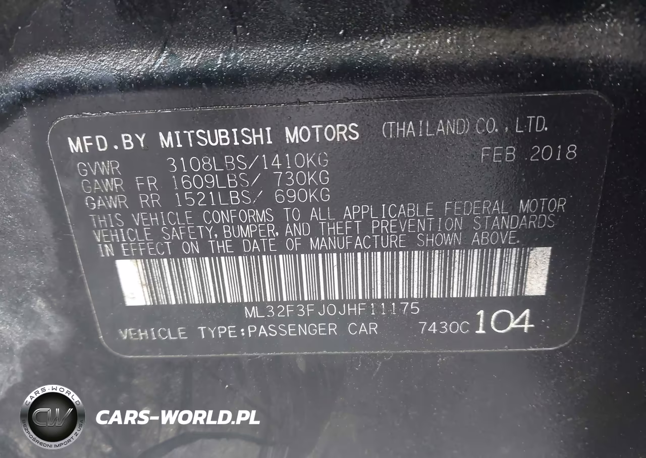 2018 Mitsubishi Mirage G4 Es VIN:ML32F3FJ0JHF11175 - 9