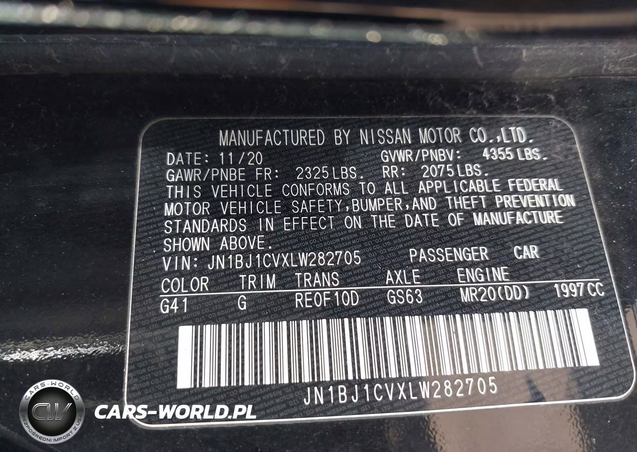 2020 Nissan Rogue Sport S Fwd Xtronic Cvt VIN:JN1BJ1CVXLW282705 - 9