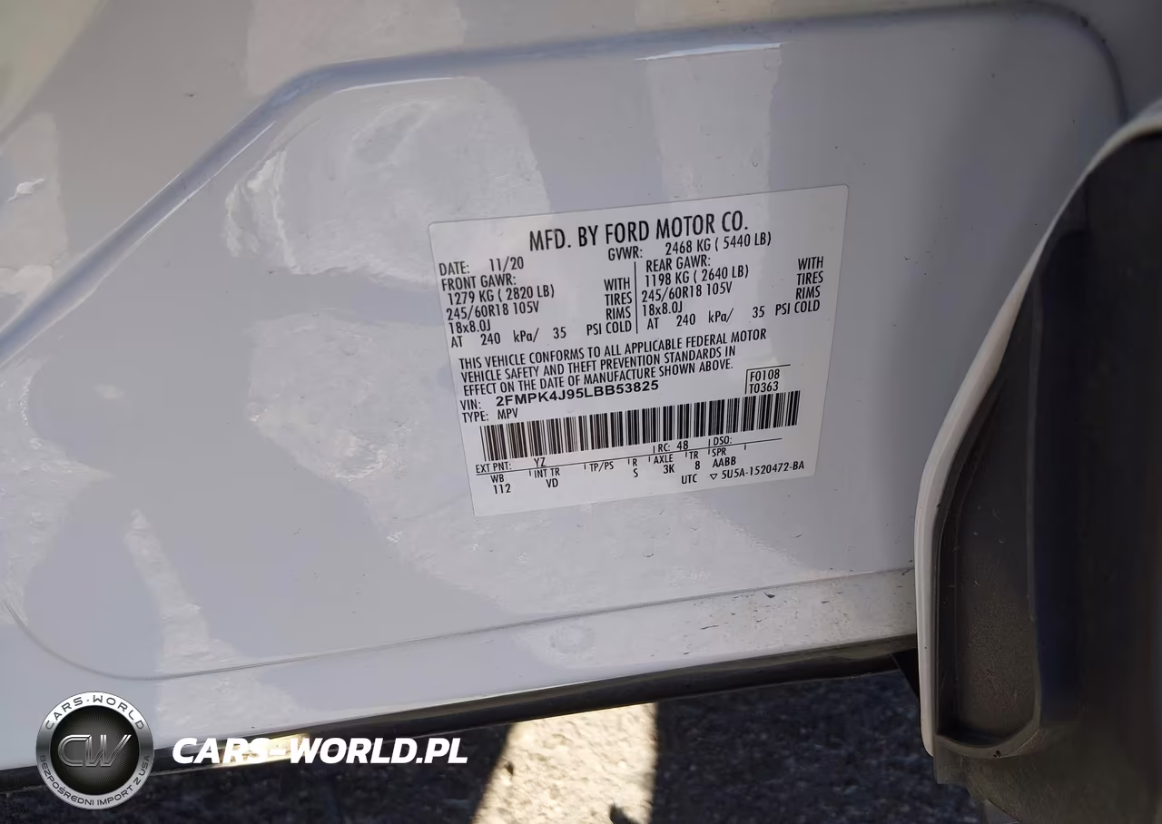 2020 Ford Edge Sel VIN:2FMPK4J95LBB53825 - 9