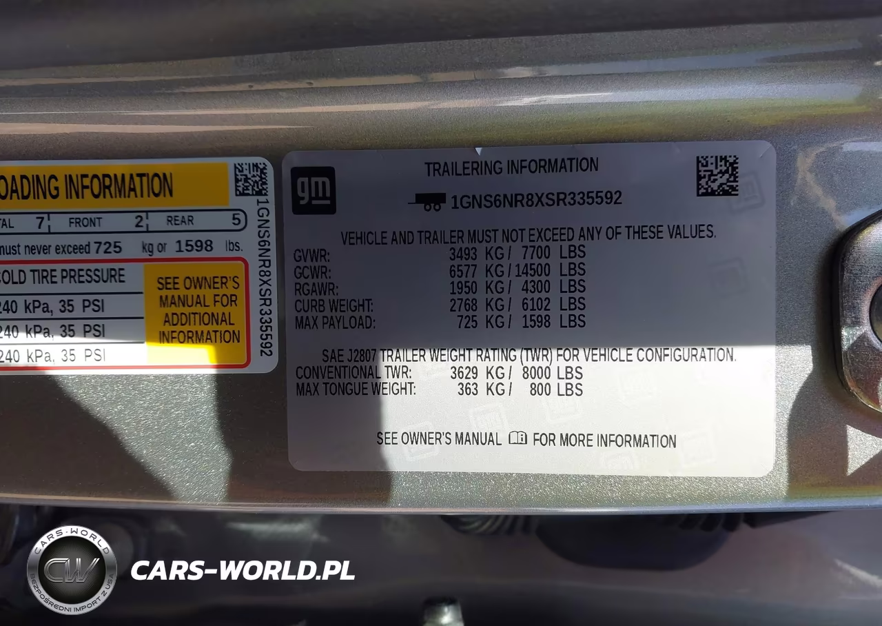 2025 Chevrolet Tahoe 4Wd Lt VIN:1GNS6NR8XSR335592 - 9