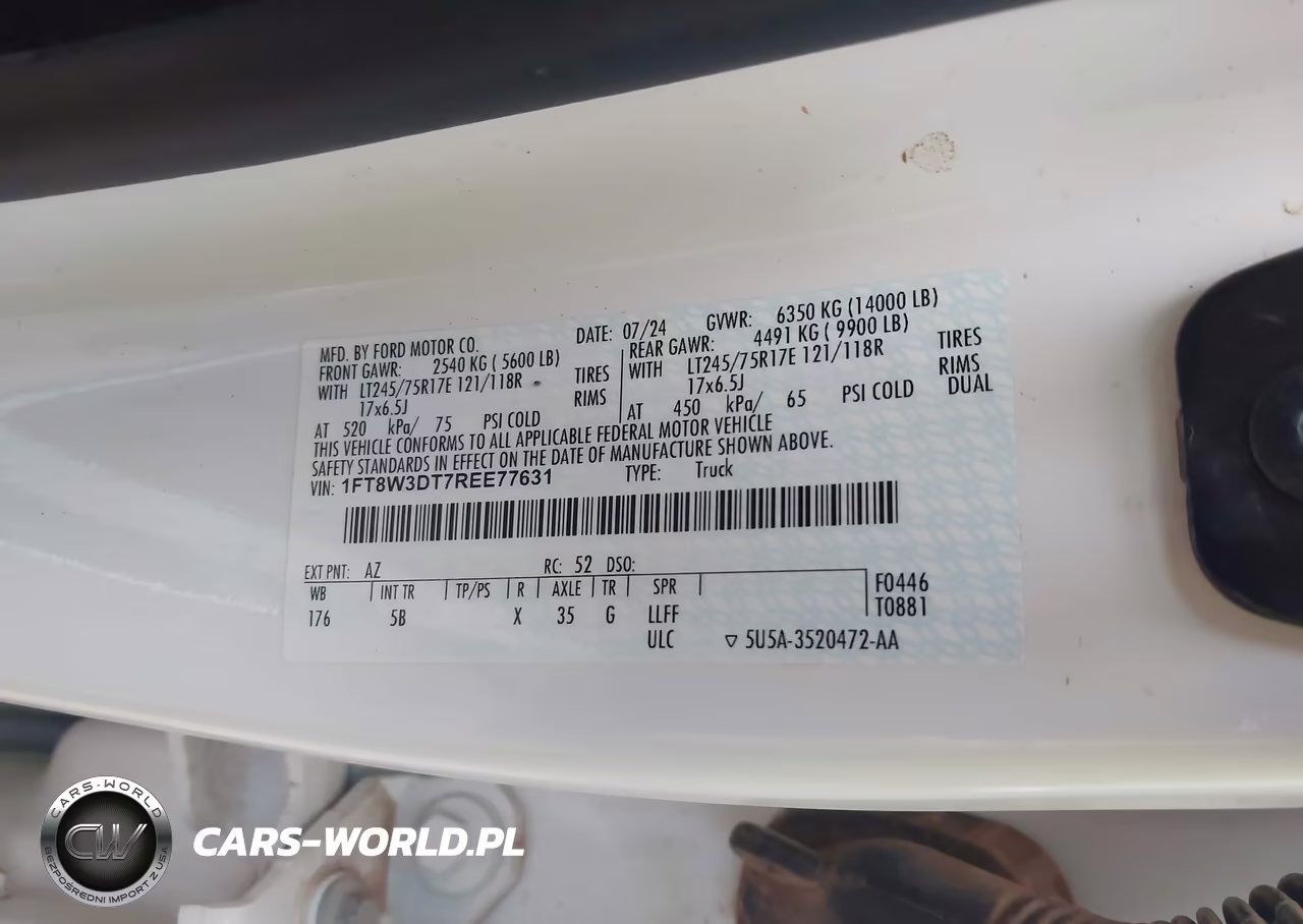 2024 Ford F-350 Lariat VIN:1FT8W3DT7REE77631 - 8