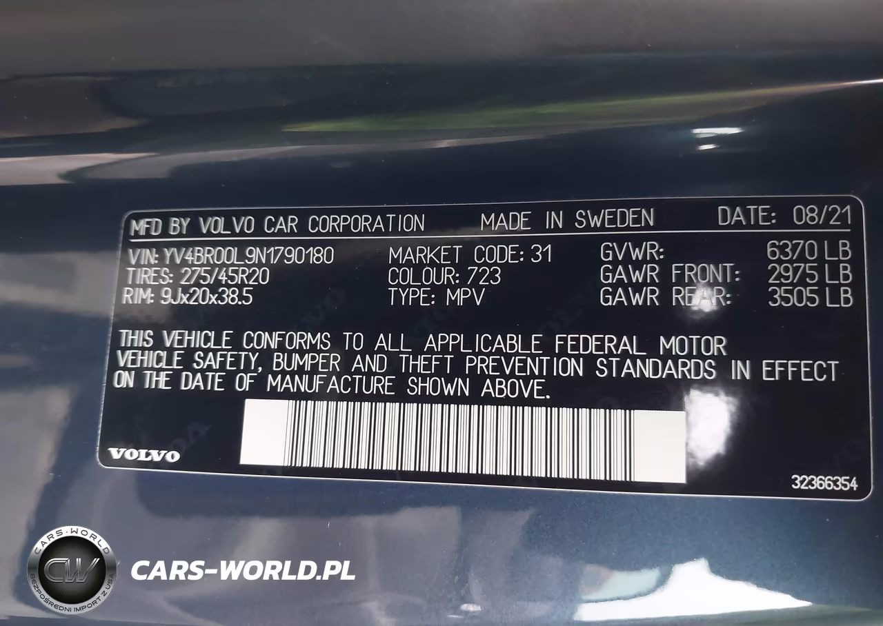 2022 Volvo Xc90 Recharge Plug-In Hybrid T8 Inscription 6 Passenger VIN:YV4BR00L9N1790180 - 9