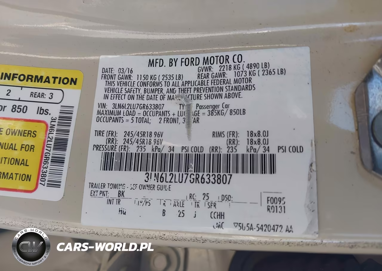 2016 Lincoln Mkz Hybrid VIN:3LN6L2LU7GR633807 - 9
