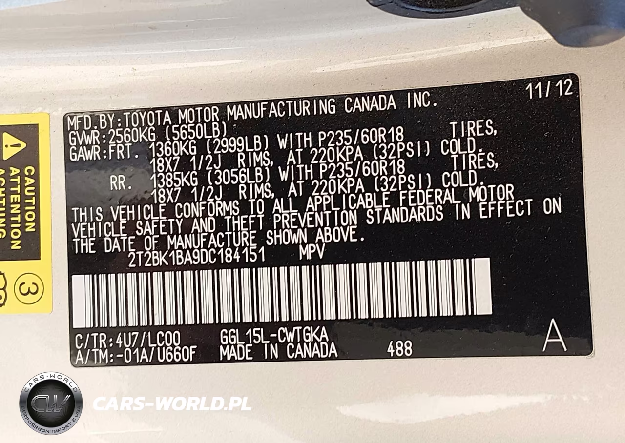 2013 Lexus Rx 350 VIN:2T2BK1BA9DC184151 - 9