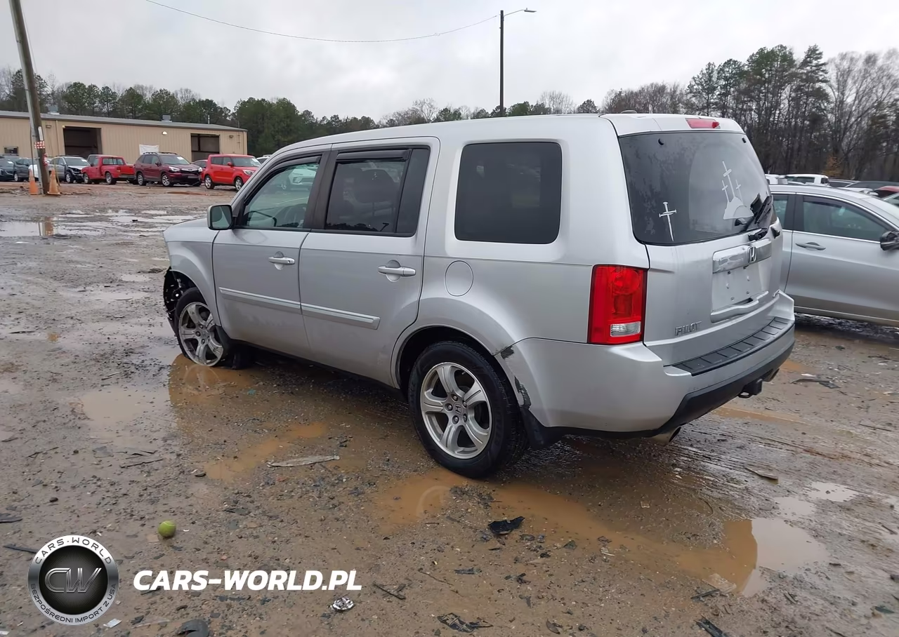 2013 Honda Pilot Ex-L VIN:5FNYF4H58DB063167 - 3