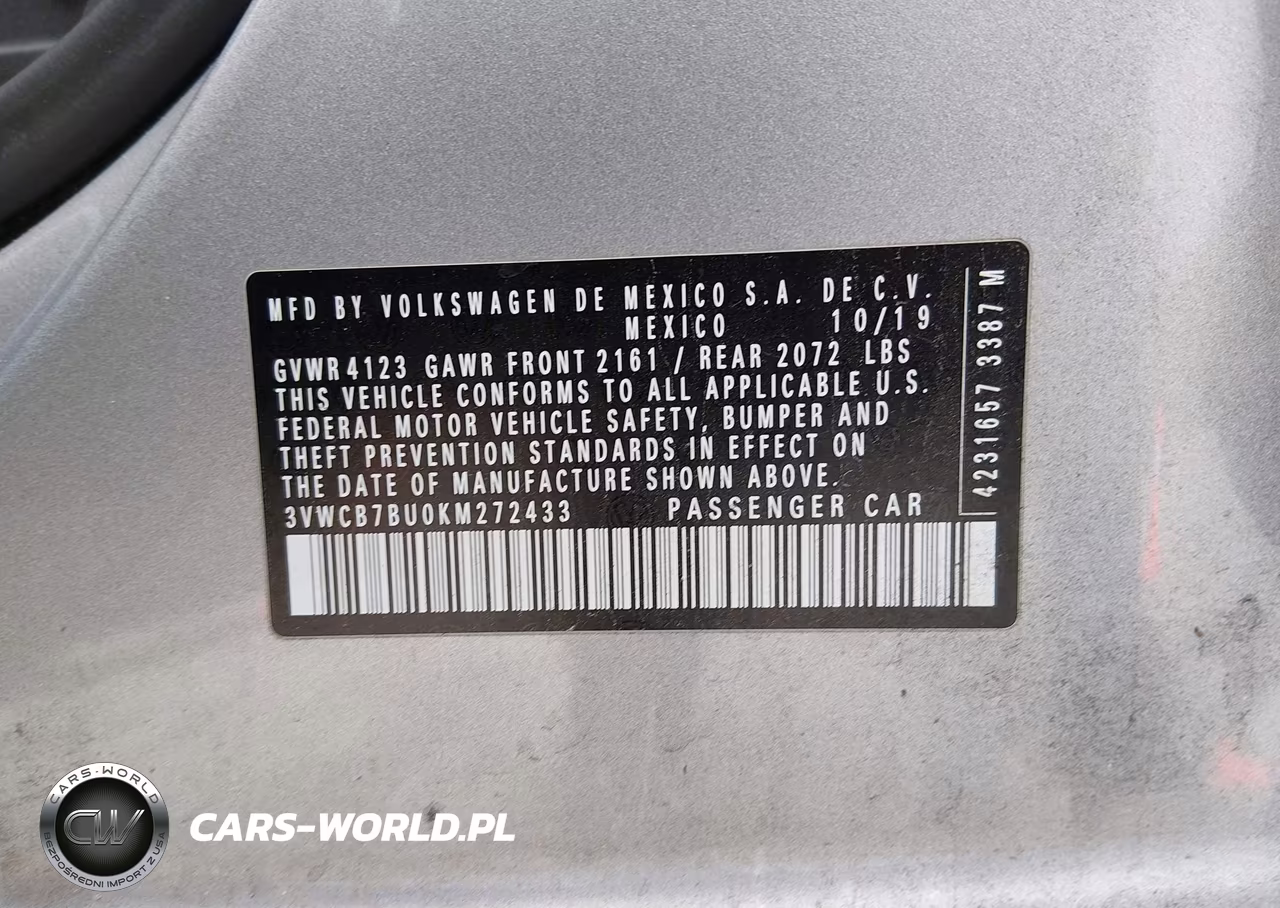 2019 Volkswagen Jetta 1.4T R-Line-1.4T S-1.4T Se VIN:3VWCB7BU0KM272433 - 9