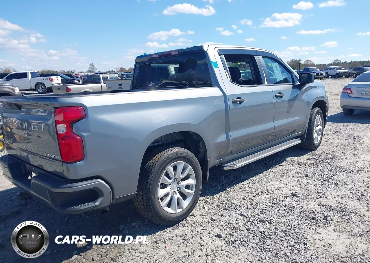 2020 Chevrolet Silverado 1500 2Wd Short Bed Custom VIN:3GCPWBEH5LG132629 - 4