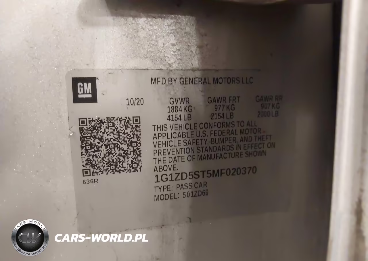 2021 Chevrolet Malibu Fwd Lt VIN:1G1ZD5ST5MF020370 - 9