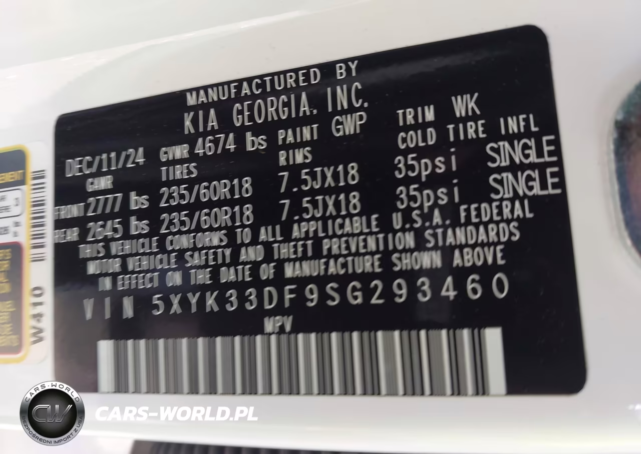 2025 Kia Sportage Ex VIN:5XYK33DF9SG293460 - 9