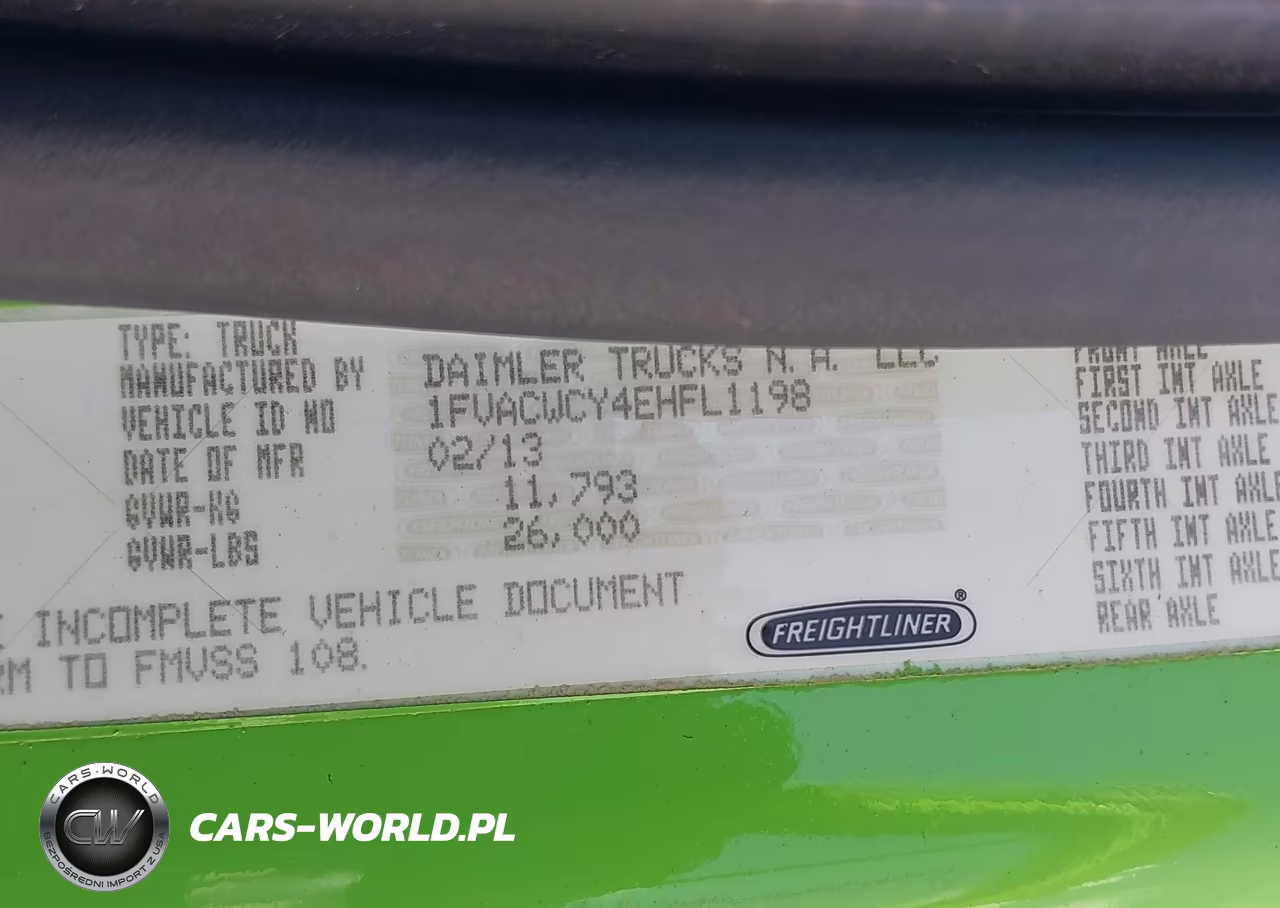 2014 Freightliner M2 106 Medium Duty VIN:1FVACWCY4EHFL1198 - 8