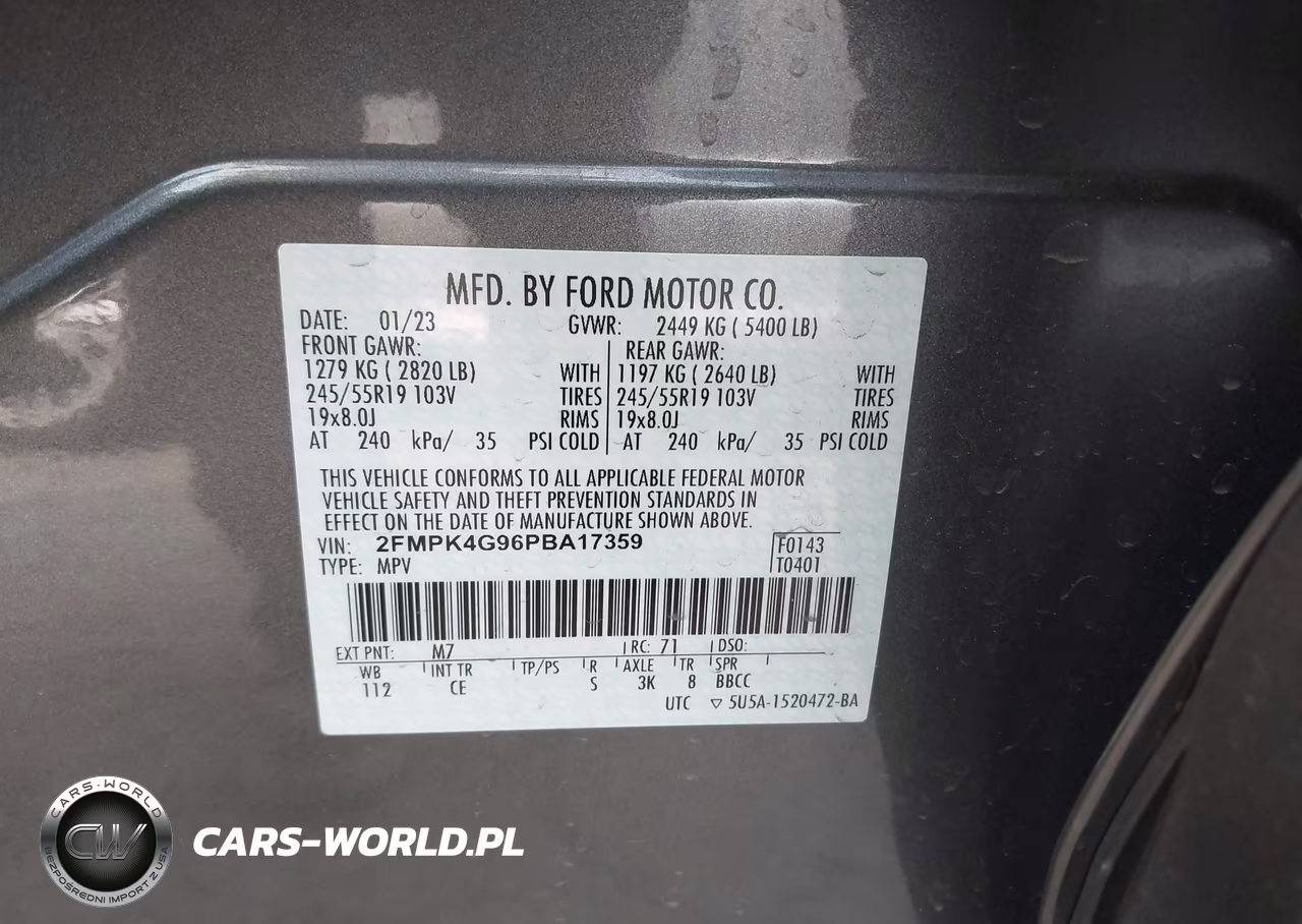 2023 Ford Edge Se VIN:2FMPK4G96PBA17359 - 9