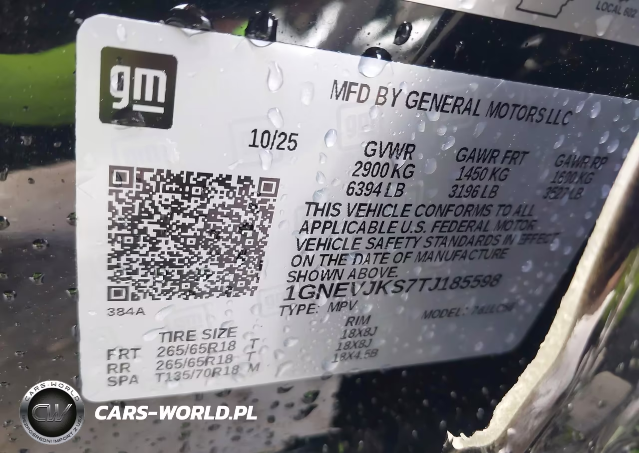 2026 Chevrolet Traverse Awd Z71 VIN:1GNEVJKS7TJ185598 - 9