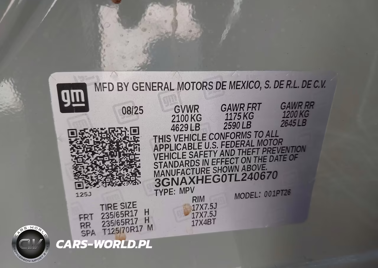 2026 Chevrolet Equinox Fwd Lt VIN:3GNAXHEG0TL240670 - 9