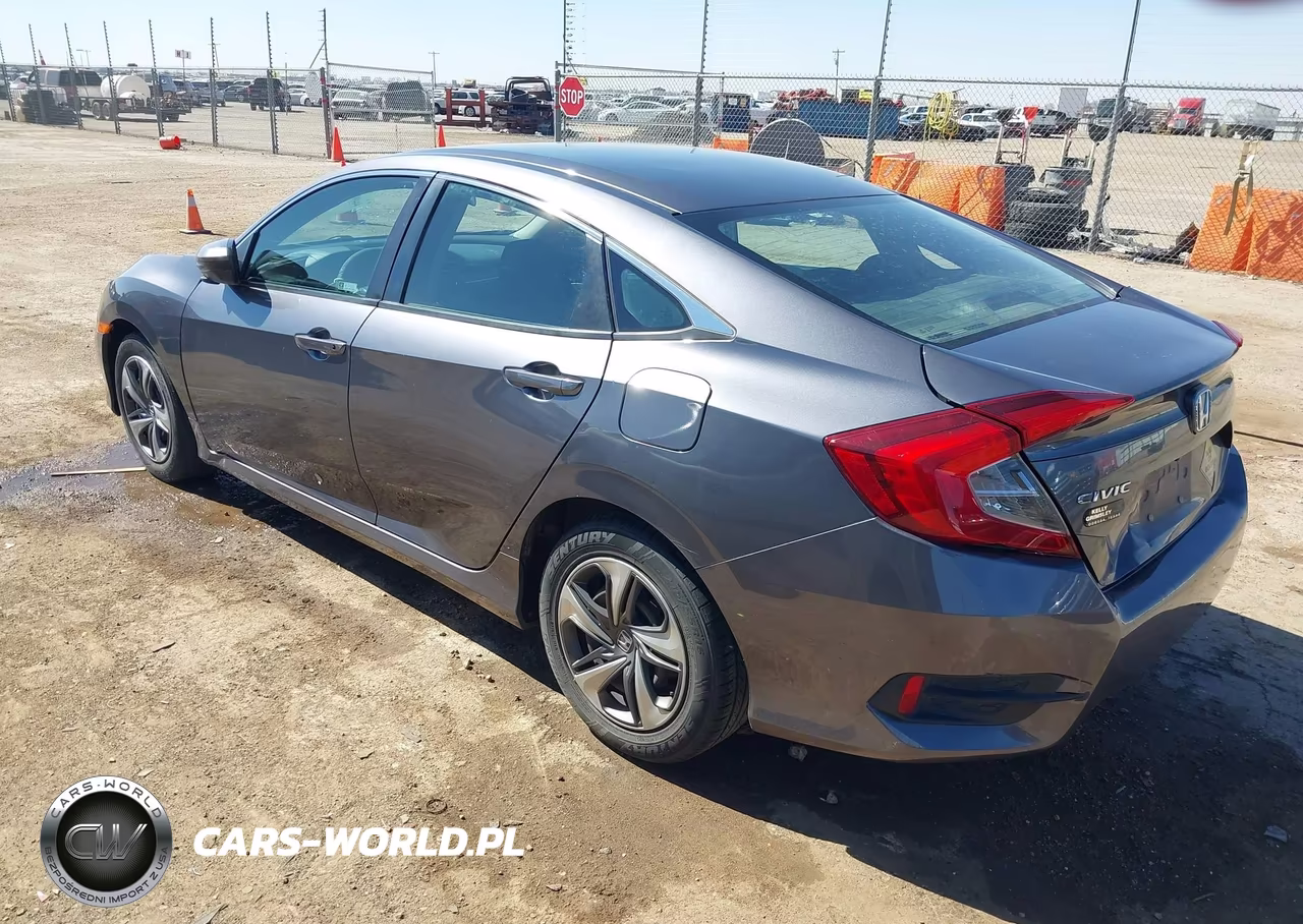 2020 Honda Civic Lx VIN:2HGFC2F61LH555646 - 3