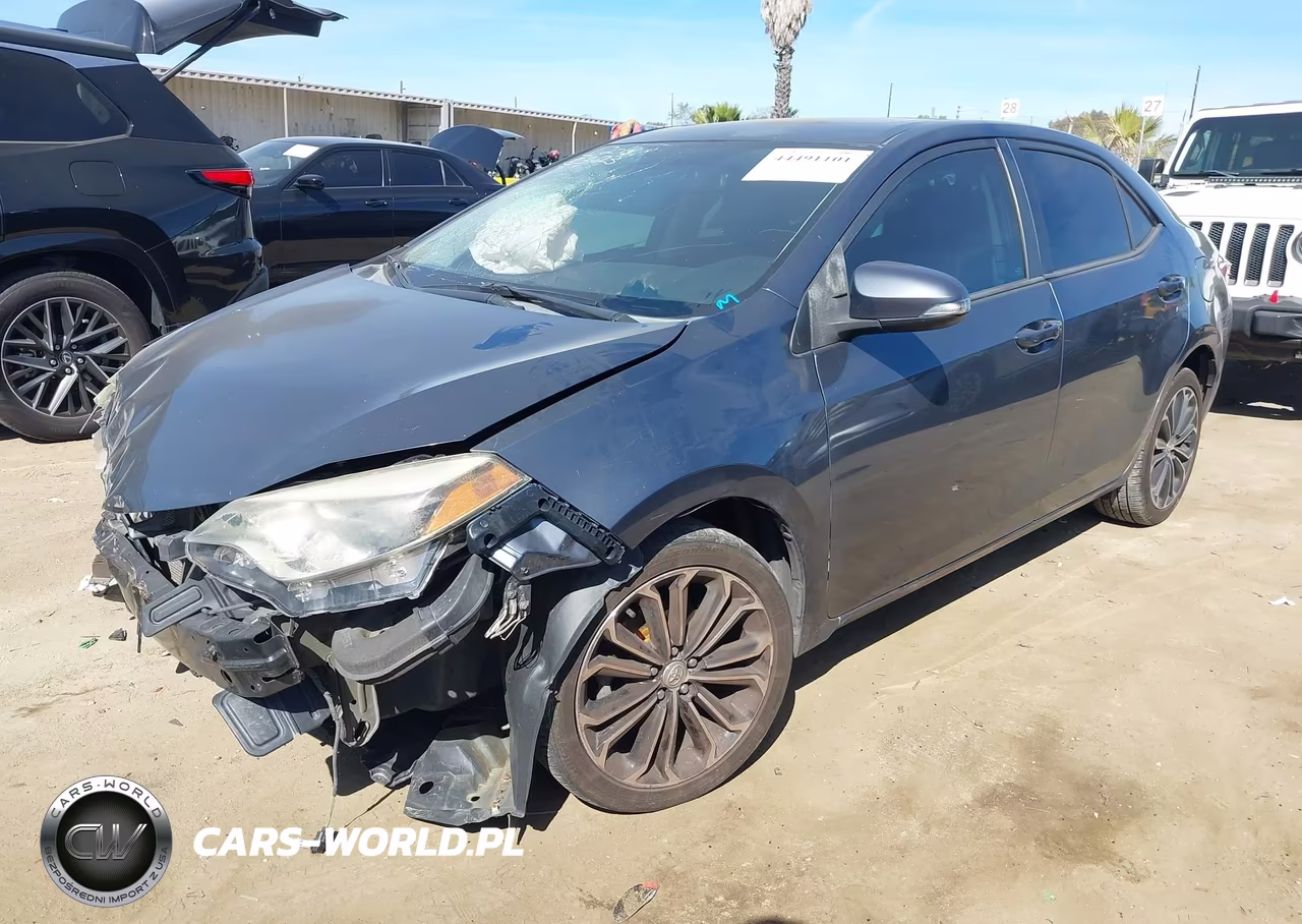 2015 Toyota Corolla S Plus VIN:5YFBURHE7FP253607 - 2