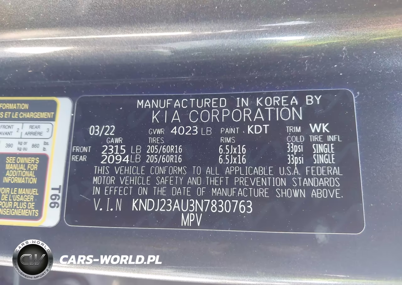 2022 Kia Soul Lx VIN:KNDJ23AU3N7830763 - 9