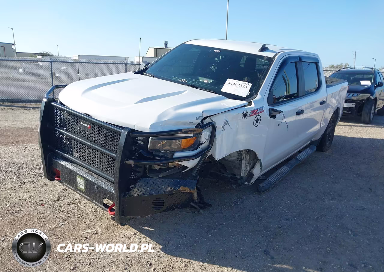 2021 Chevrolet Silverado 1500 4Wd Short Bed Custom Trail Boss VIN:1GCPYCEF6MZ300049 - 2