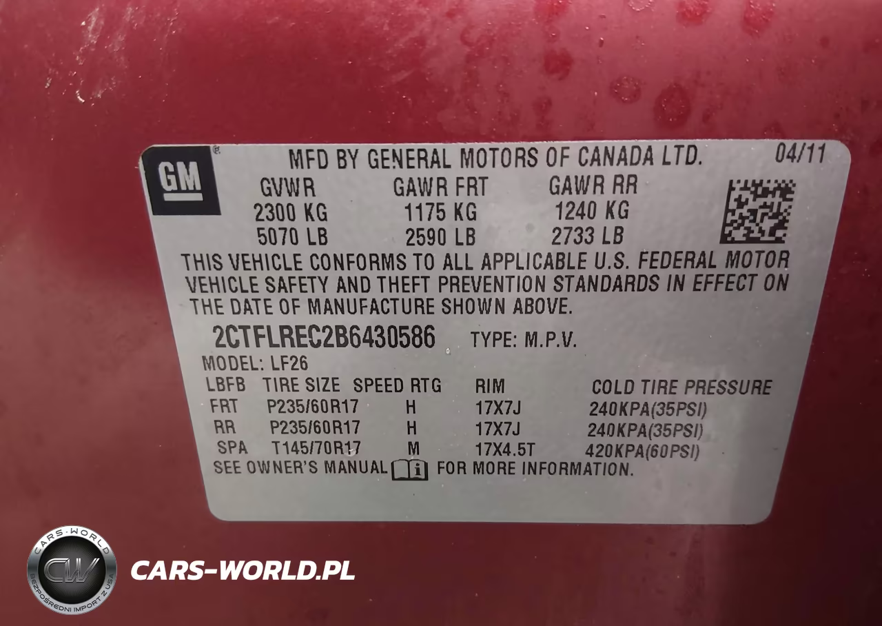 2011 GMC Terrain Sle-1 VIN:2CTFLREC2B6430586 - 9