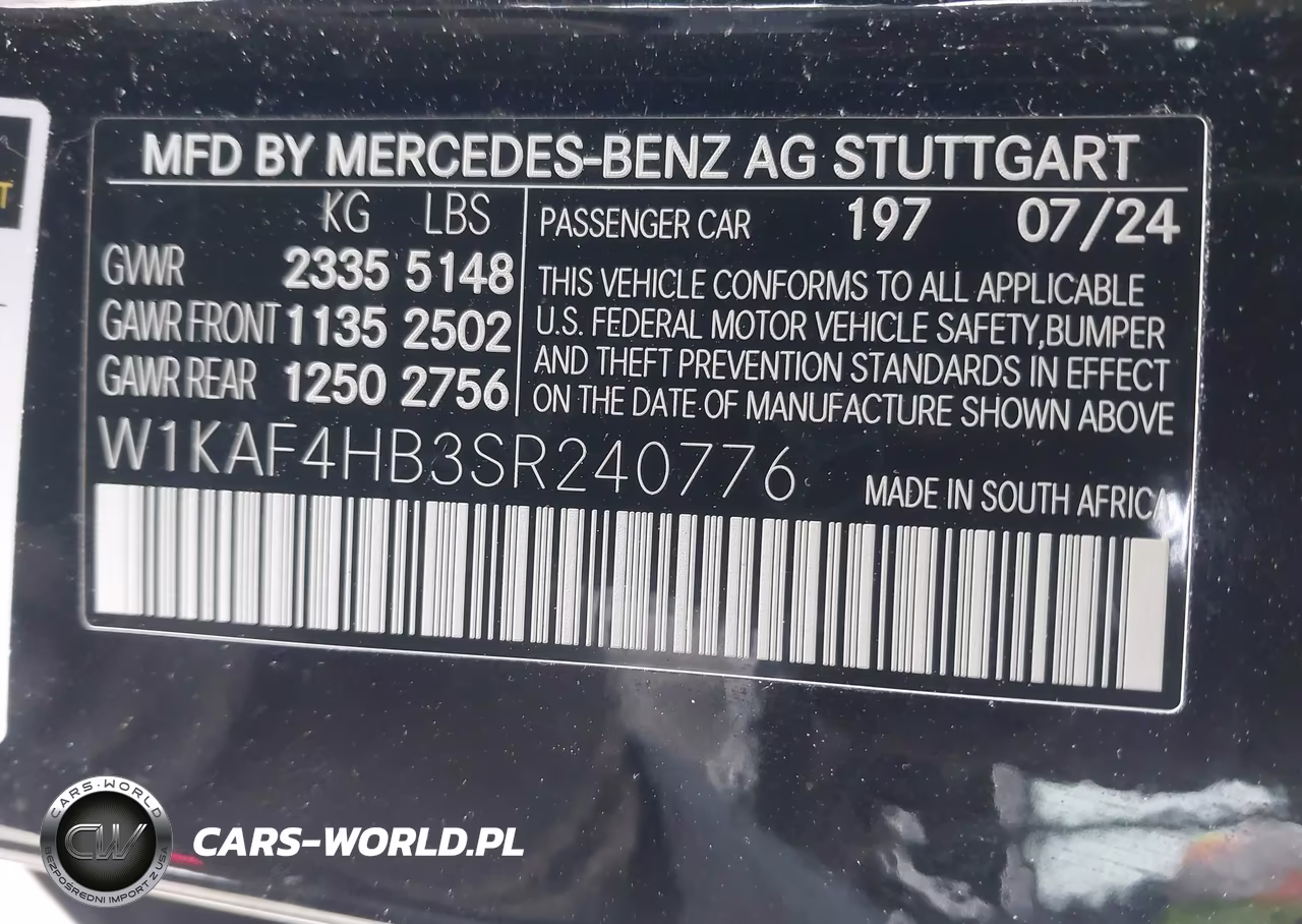 2025 Mercedes-Benz C 300 VIN:W1KAF4HB3SR240776 - 9