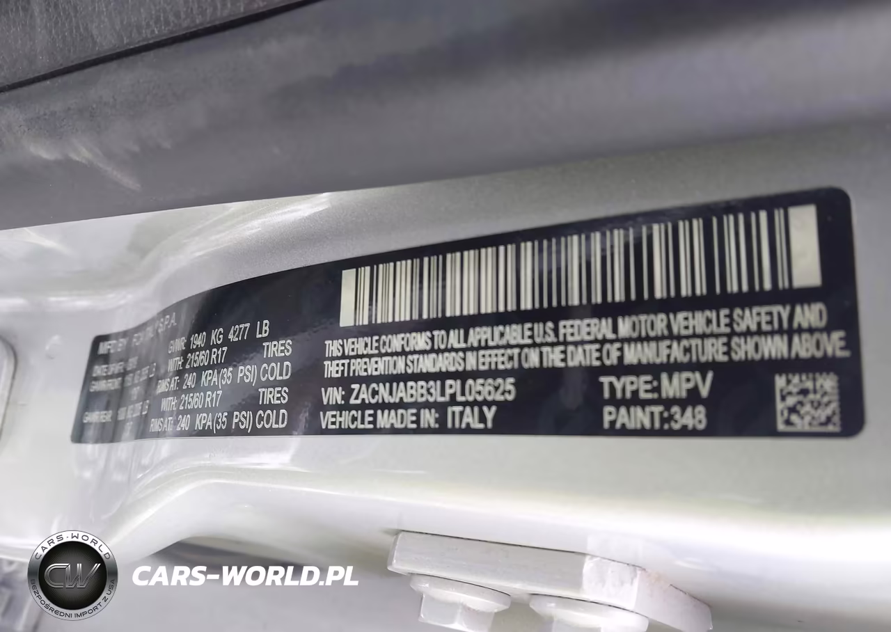 2020 Jeep Renegade Latitude Fwd VIN:ZACNJABB3LPL05625 - 9