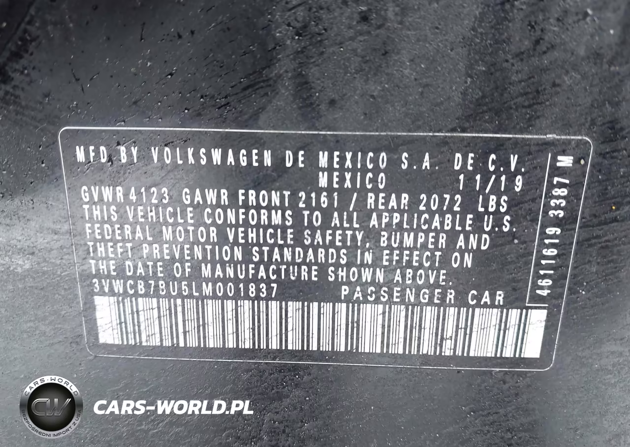 2020 Volkswagen Jetta 1.4T R-Line-1.4T S-1.4T Se VIN:3VWCB7BU5LM001837 - 9