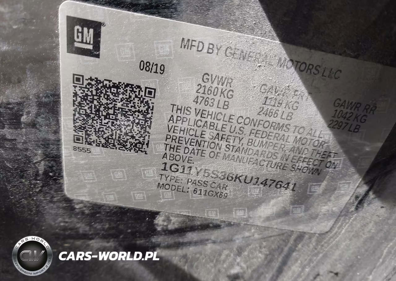 2019 Chevrolet Impala Ls VIN:1G11Y5S36KU147641 - 9