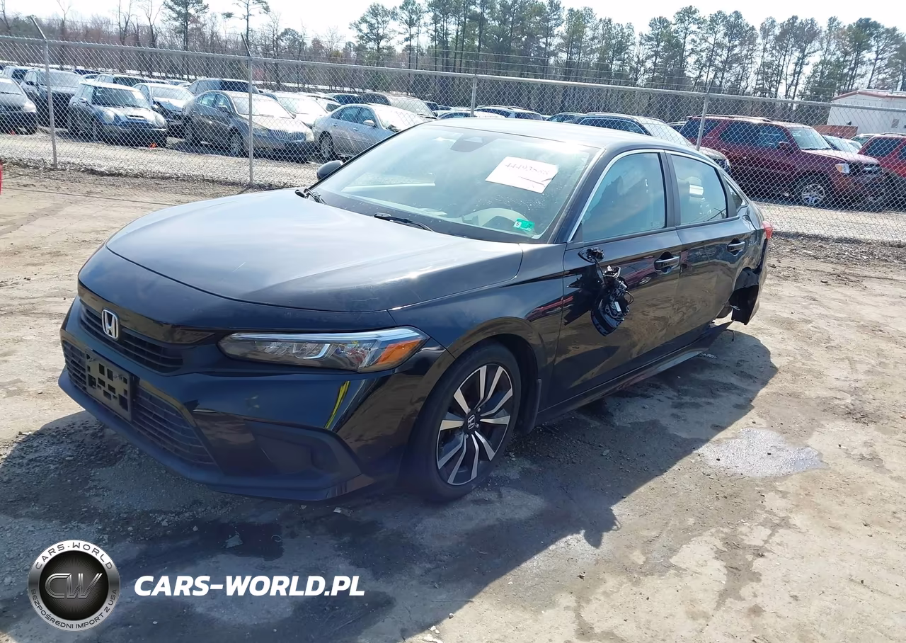 2022 Honda Civic Ex VIN:JHMFE1F7XNX001031 - 2