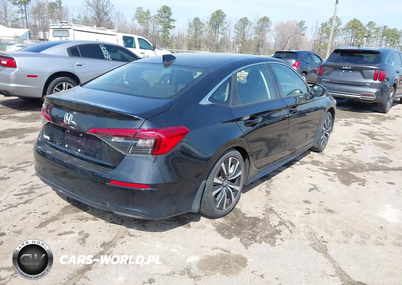 2022 Honda Civic Ex VIN:JHMFE1F7XNX001031 - 4
