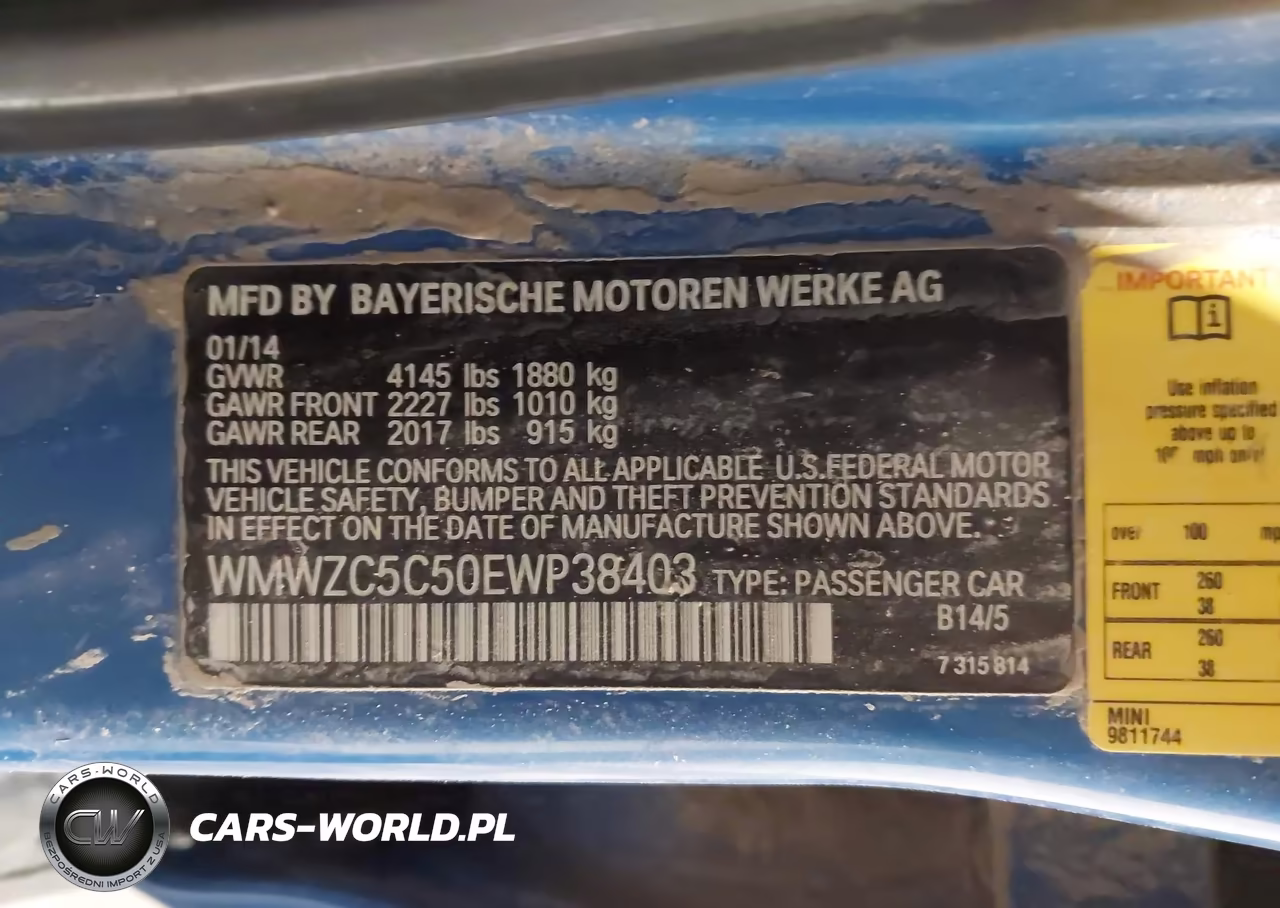 2014 Mini Countryman Cooper S VIN:WMWZC5C50EWP38403 - 9