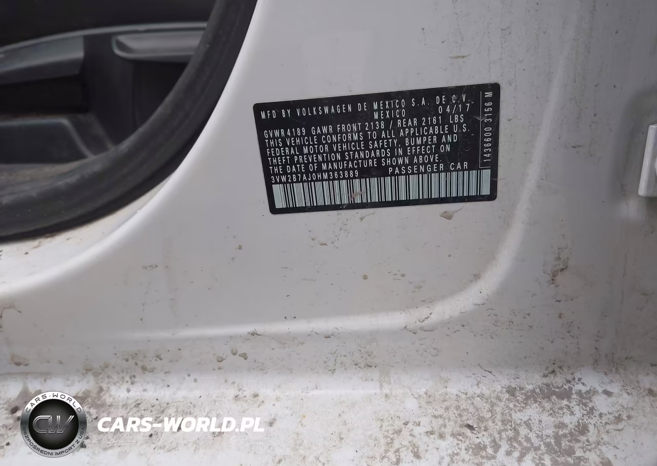 2017 Volkswagen Jetta 1.4T S VIN:3VW2B7AJ0HM363889 - 9