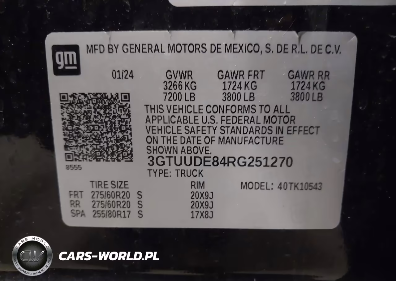 2024 GMC Sierra 1500 VIN:3GTUUDE84RG251270 - 9