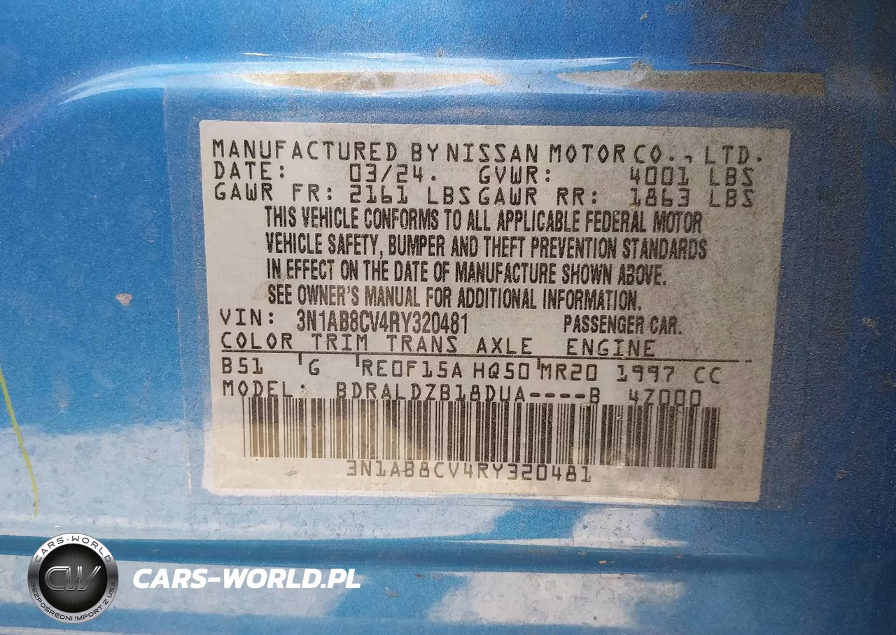 2024 Nissan Sentra Sv Xtronic Cvt VIN:3N1AB8CV4RY320481 - 9