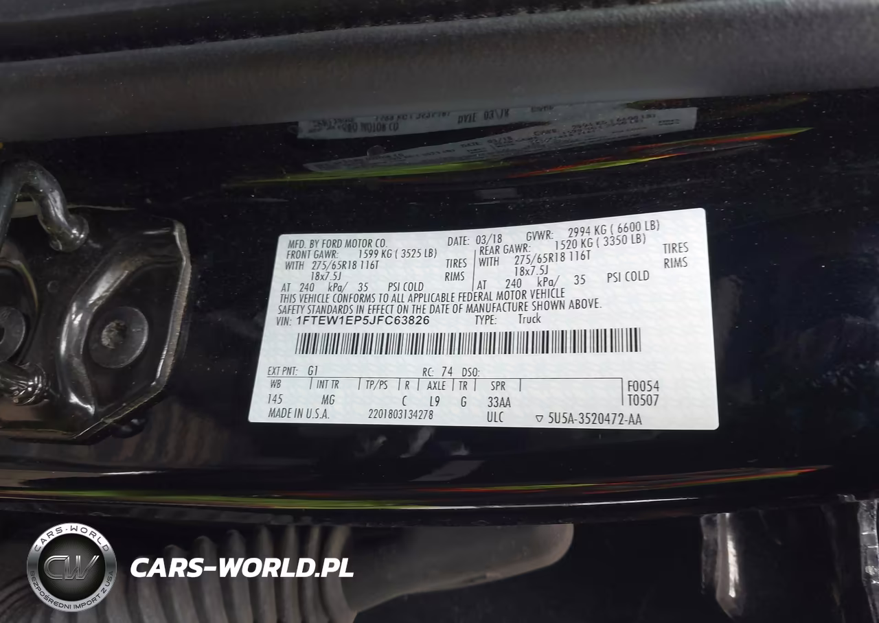 2018 Ford F-150 Xlt VIN:1FTEW1EP5JFC63826 - 9