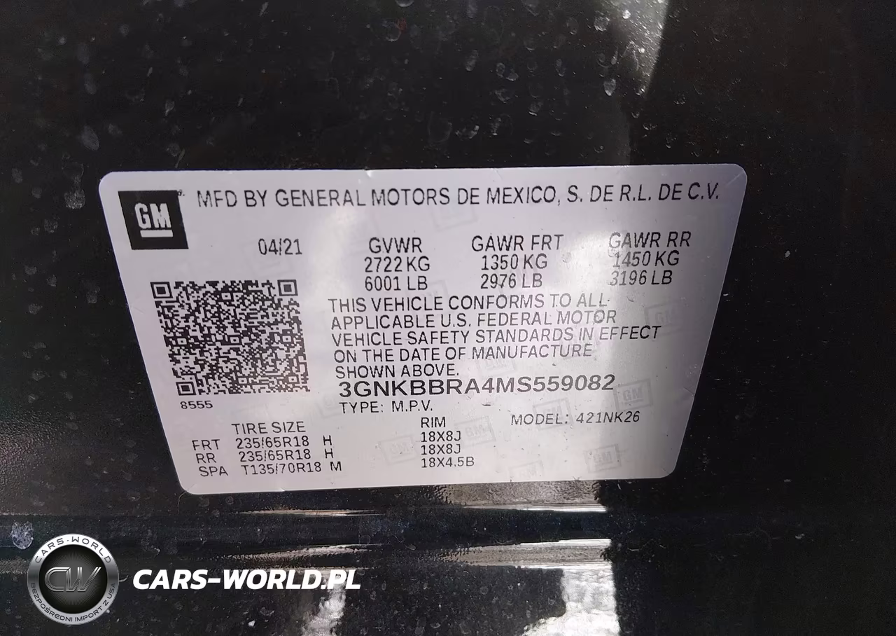 2021 Chevrolet Blazer Fwd 1Lt VIN:3GNKBBRA4MS559082 - 9