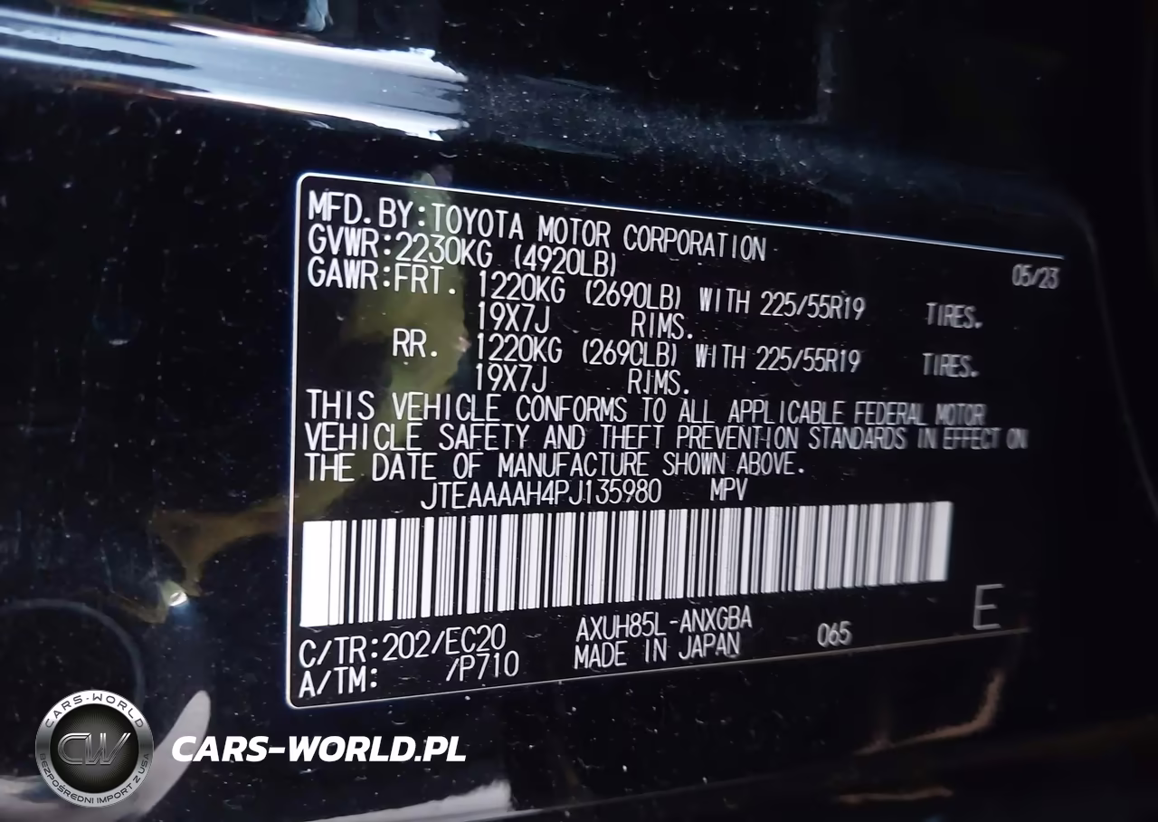 2023 Toyota Venza Xle VIN:JTEAAAAH4PJ135980 - 9