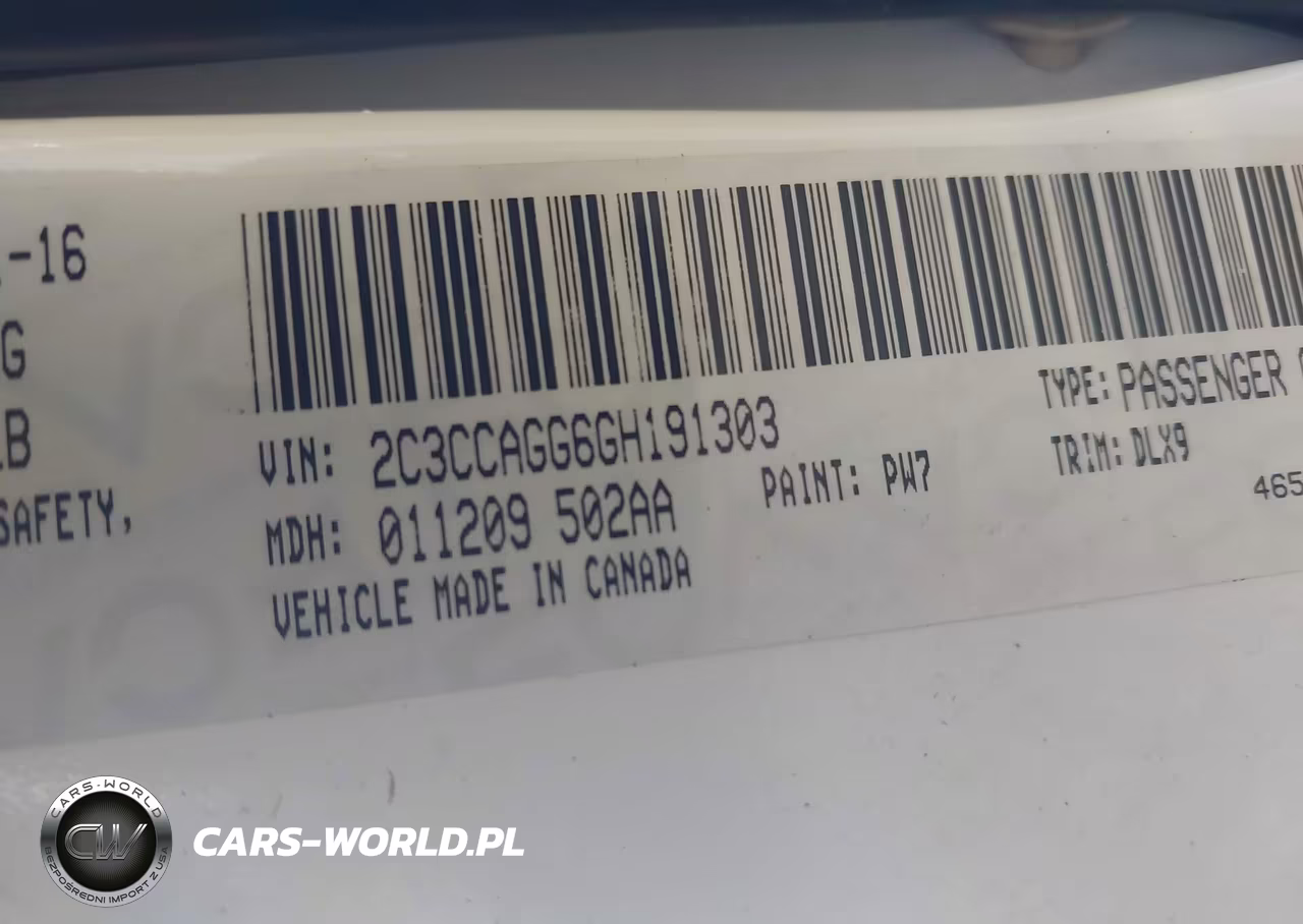 2016 Chrysler 300 300S VIN:2C3CCAGG6GH191303 - 9