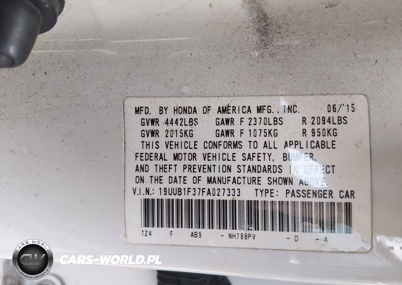 2015 Acura Tlx VIN:19UUB1F37FA027333 - 9